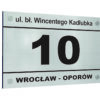 Tabliczka adresowa z dibondu 3D